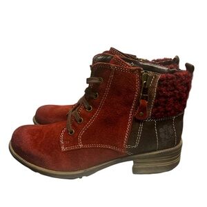 Josef Seibel Women's, Sandra, Suede Ankle Boots NIB, EU 37 “US 6-6.5”